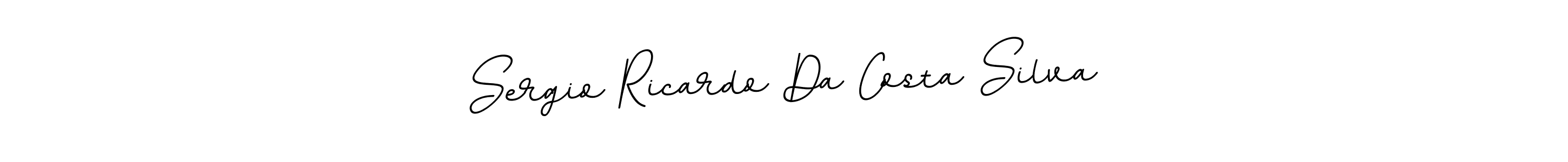 This is the best signature style for the Sergio Ricardo Da Costa Silva name. Also you like these signature font (BallpointsItalic-DORy9). Mix name signature. Sergio Ricardo Da Costa Silva signature style 11 images and pictures png