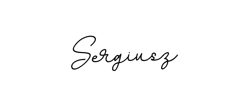 Create a beautiful signature design for name Sergiusz. With this signature (BallpointsItalic-DORy9) fonts, you can make a handwritten signature for free. Sergiusz signature style 11 images and pictures png