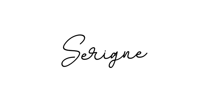 Make a beautiful signature design for name Serigne. With this signature (BallpointsItalic-DORy9) style, you can create a handwritten signature for free. Serigne signature style 11 images and pictures png