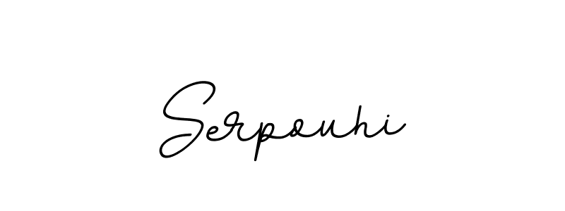 Create a beautiful signature design for name Serpouhi. With this signature (BallpointsItalic-DORy9) fonts, you can make a handwritten signature for free. Serpouhi signature style 11 images and pictures png