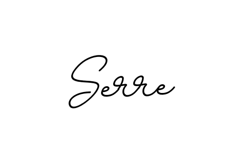 Create a beautiful signature design for name Serre. With this signature (BallpointsItalic-DORy9) fonts, you can make a handwritten signature for free. Serre signature style 11 images and pictures png