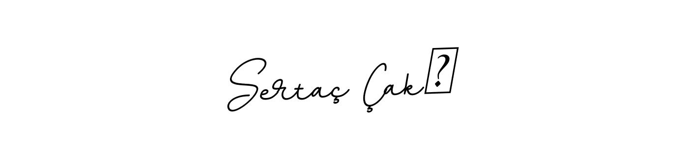 Use a signature maker to create a handwritten signature online. With this signature software, you can design (BallpointsItalic-DORy9) your own signature for name Sertaç Çakı. Sertaç Çakı signature style 11 images and pictures png