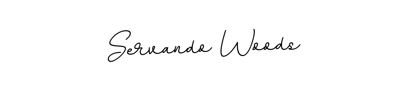 Make a beautiful signature design for name Servando Woods. With this signature (BallpointsItalic-DORy9) style, you can create a handwritten signature for free. Servando Woods signature style 11 images and pictures png