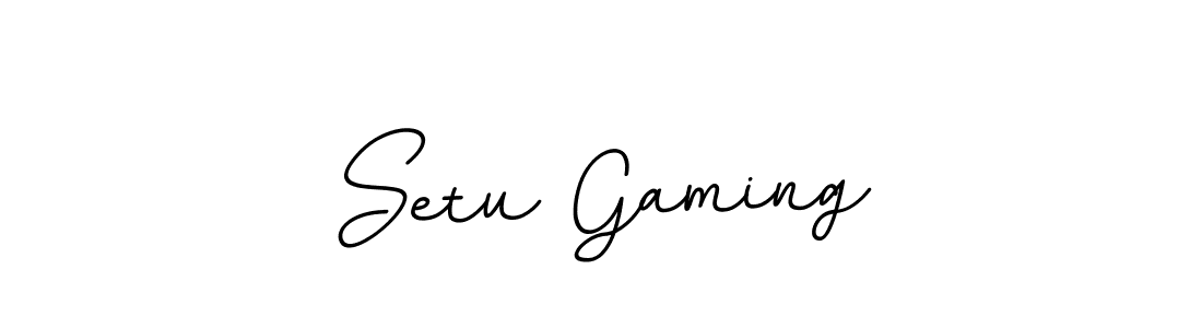 Make a beautiful signature design for name Setu Gaming. With this signature (BallpointsItalic-DORy9) style, you can create a handwritten signature for free. Setu Gaming signature style 11 images and pictures png