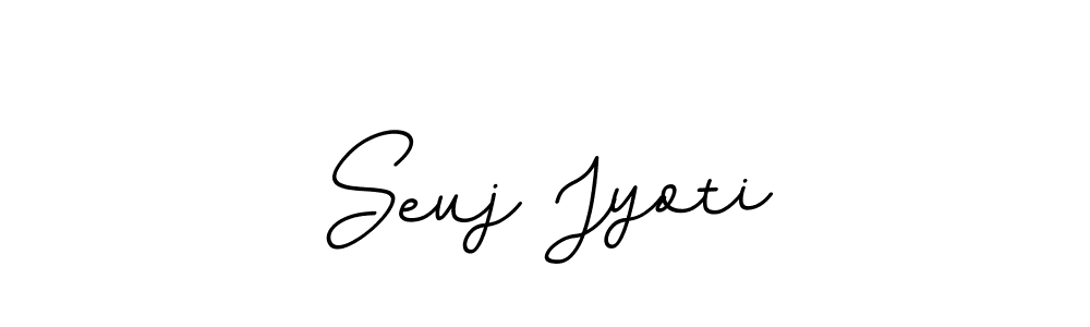Seuj Jyoti stylish signature style. Best Handwritten Sign (BallpointsItalic-DORy9) for my name. Handwritten Signature Collection Ideas for my name Seuj Jyoti. Seuj Jyoti signature style 11 images and pictures png