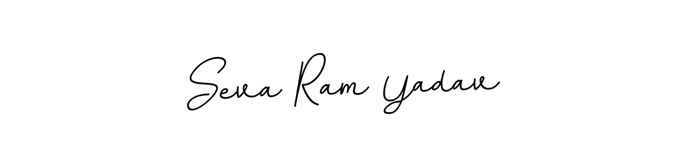 It looks lik you need a new signature style for name Seva Ram Yadav. Design unique handwritten (BallpointsItalic-DORy9) signature with our free signature maker in just a few clicks. Seva Ram Yadav signature style 11 images and pictures png