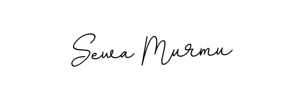 How to make Sewa Murmu name signature. Use BallpointsItalic-DORy9 style for creating short signs online. This is the latest handwritten sign. Sewa Murmu signature style 11 images and pictures png
