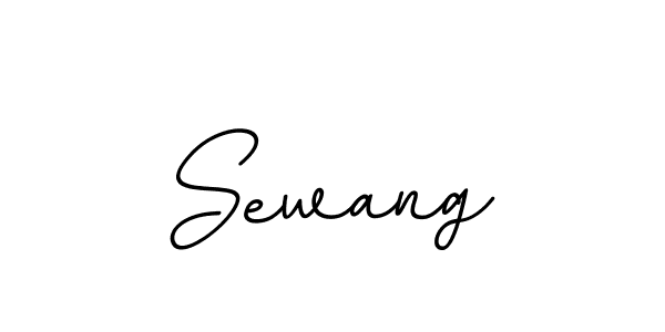 Use a signature maker to create a handwritten signature online. With this signature software, you can design (BallpointsItalic-DORy9) your own signature for name Sewang. Sewang signature style 11 images and pictures png
