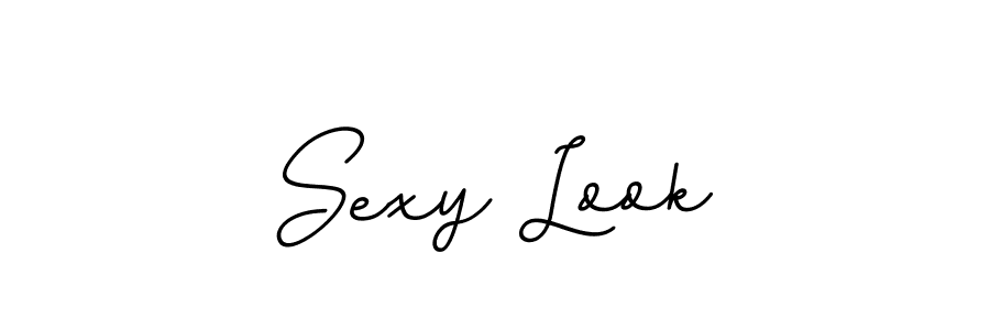 How to make Sexy Look signature? BallpointsItalic-DORy9 is a professional autograph style. Create handwritten signature for Sexy Look name. Sexy Look signature style 11 images and pictures png