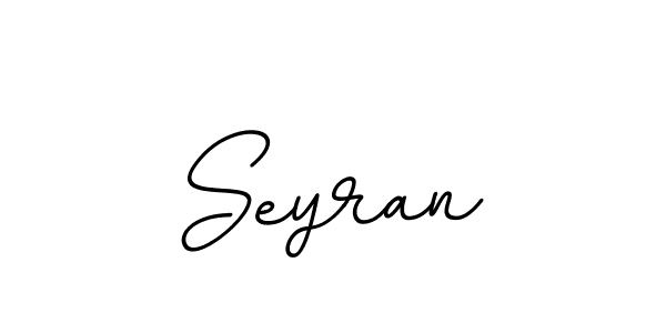 Use a signature maker to create a handwritten signature online. With this signature software, you can design (BallpointsItalic-DORy9) your own signature for name Seyran. Seyran signature style 11 images and pictures png