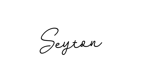 Make a beautiful signature design for name Seyton. With this signature (BallpointsItalic-DORy9) style, you can create a handwritten signature for free. Seyton signature style 11 images and pictures png