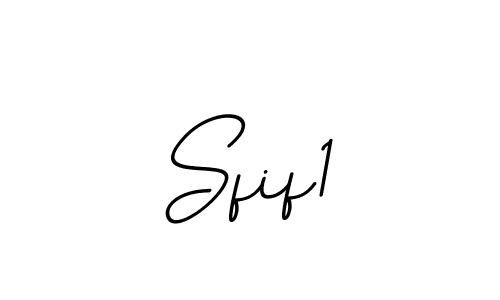 Design your own signature with our free online signature maker. With this signature software, you can create a handwritten (BallpointsItalic-DORy9) signature for name Sfif1. Sfif1 signature style 11 images and pictures png