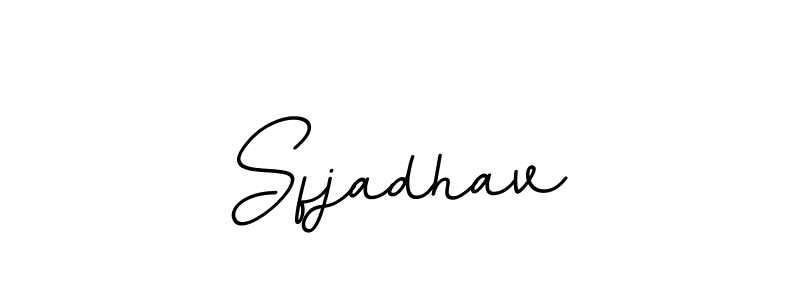 How to make Sfjadhav signature? BallpointsItalic-DORy9 is a professional autograph style. Create handwritten signature for Sfjadhav name. Sfjadhav signature style 11 images and pictures png