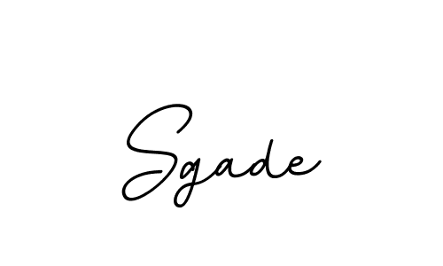 Create a beautiful signature design for name Sgade. With this signature (BallpointsItalic-DORy9) fonts, you can make a handwritten signature for free. Sgade signature style 11 images and pictures png