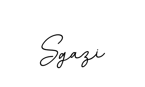 Make a beautiful signature design for name Sgazi. With this signature (BallpointsItalic-DORy9) style, you can create a handwritten signature for free. Sgazi signature style 11 images and pictures png