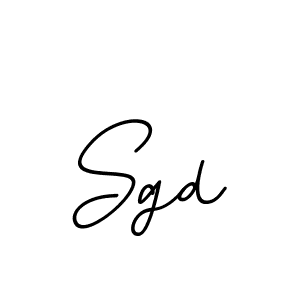 Make a beautiful signature design for name Sgd. With this signature (BallpointsItalic-DORy9) style, you can create a handwritten signature for free. Sgd signature style 11 images and pictures png