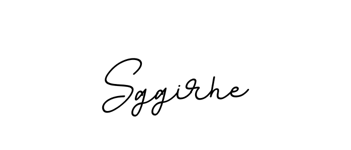 Make a beautiful signature design for name Sggirhe. With this signature (BallpointsItalic-DORy9) style, you can create a handwritten signature for free. Sggirhe signature style 11 images and pictures png