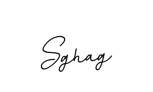 Make a beautiful signature design for name Sghag. With this signature (BallpointsItalic-DORy9) style, you can create a handwritten signature for free. Sghag signature style 11 images and pictures png