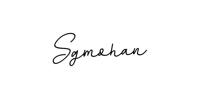 How to make Sgmohan name signature. Use BallpointsItalic-DORy9 style for creating short signs online. This is the latest handwritten sign. Sgmohan signature style 11 images and pictures png