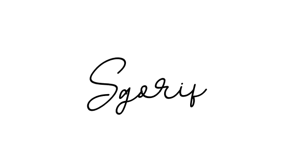 You should practise on your own different ways (BallpointsItalic-DORy9) to write your name (Sgorif) in signature. don't let someone else do it for you. Sgorif signature style 11 images and pictures png