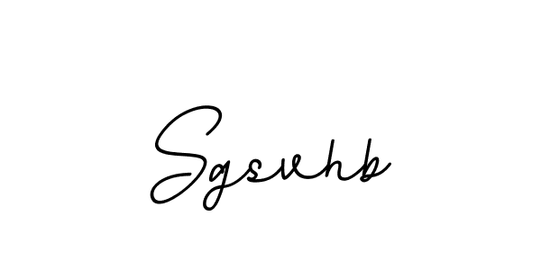 Use a signature maker to create a handwritten signature online. With this signature software, you can design (BallpointsItalic-DORy9) your own signature for name Sgsvhb. Sgsvhb signature style 11 images and pictures png