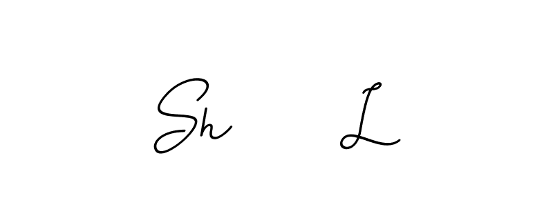 Create a beautiful signature design for name Sh     L. With this signature (BallpointsItalic-DORy9) fonts, you can make a handwritten signature for free. Sh     L signature style 11 images and pictures png