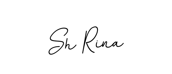 You should practise on your own different ways (BallpointsItalic-DORy9) to write your name (Sh Rina) in signature. don't let someone else do it for you. Sh Rina signature style 11 images and pictures png