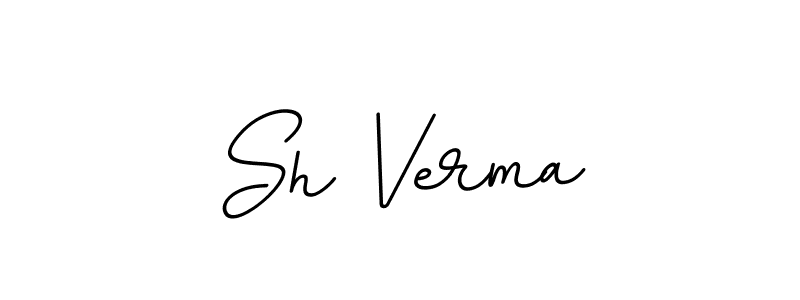 It looks lik you need a new signature style for name Sh Verma. Design unique handwritten (BallpointsItalic-DORy9) signature with our free signature maker in just a few clicks. Sh Verma signature style 11 images and pictures png