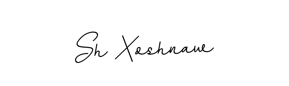 It looks lik you need a new signature style for name Sh Xoshnaw. Design unique handwritten (BallpointsItalic-DORy9) signature with our free signature maker in just a few clicks. Sh Xoshnaw signature style 11 images and pictures png