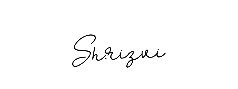 This is the best signature style for the Sh.rizvi name. Also you like these signature font (BallpointsItalic-DORy9). Mix name signature. Sh.rizvi signature style 11 images and pictures png