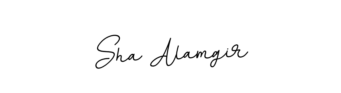 How to make Sha Alamgir signature? BallpointsItalic-DORy9 is a professional autograph style. Create handwritten signature for Sha Alamgir name. Sha Alamgir signature style 11 images and pictures png