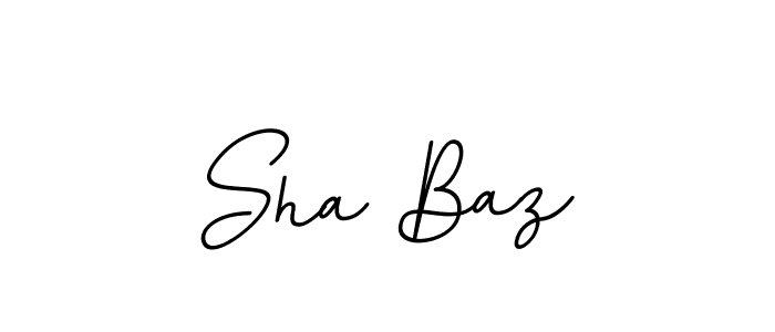 How to make Sha Baz name signature. Use BallpointsItalic-DORy9 style for creating short signs online. This is the latest handwritten sign. Sha Baz signature style 11 images and pictures png