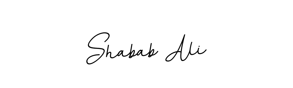 You can use this online signature creator to create a handwritten signature for the name Shabab Ali. This is the best online autograph maker. Shabab Ali signature style 11 images and pictures png