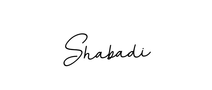 Use a signature maker to create a handwritten signature online. With this signature software, you can design (BallpointsItalic-DORy9) your own signature for name Shabadi. Shabadi signature style 11 images and pictures png
