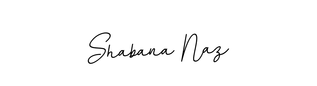 Create a beautiful signature design for name Shabana Naz. With this signature (BallpointsItalic-DORy9) fonts, you can make a handwritten signature for free. Shabana Naz signature style 11 images and pictures png