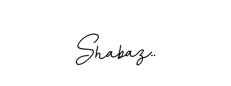 How to make Shabaz.. name signature. Use BallpointsItalic-DORy9 style for creating short signs online. This is the latest handwritten sign. Shabaz.. signature style 11 images and pictures png