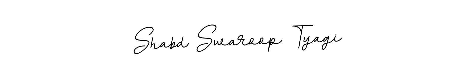 It looks lik you need a new signature style for name Shabd Swaroop Tyagi. Design unique handwritten (BallpointsItalic-DORy9) signature with our free signature maker in just a few clicks. Shabd Swaroop Tyagi signature style 11 images and pictures png