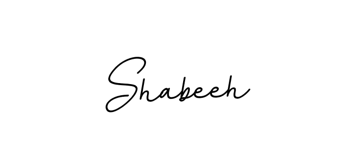 It looks lik you need a new signature style for name Shabeeh. Design unique handwritten (BallpointsItalic-DORy9) signature with our free signature maker in just a few clicks. Shabeeh signature style 11 images and pictures png