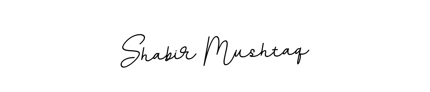 Use a signature maker to create a handwritten signature online. With this signature software, you can design (BallpointsItalic-DORy9) your own signature for name Shabir Mushtaq. Shabir Mushtaq signature style 11 images and pictures png