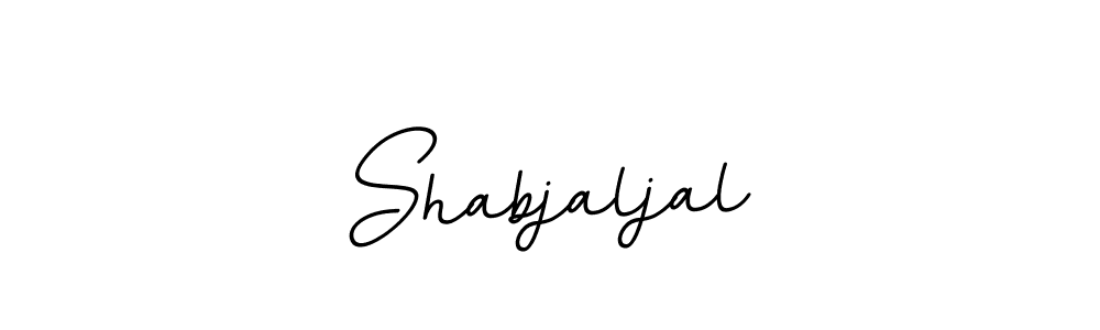 The best way (BallpointsItalic-DORy9) to make a short signature is to pick only two or three words in your name. The name Shabjaljal include a total of six letters. For converting this name. Shabjaljal signature style 11 images and pictures png