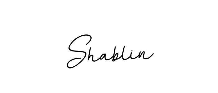 Design your own signature with our free online signature maker. With this signature software, you can create a handwritten (BallpointsItalic-DORy9) signature for name Shablin. Shablin signature style 11 images and pictures png