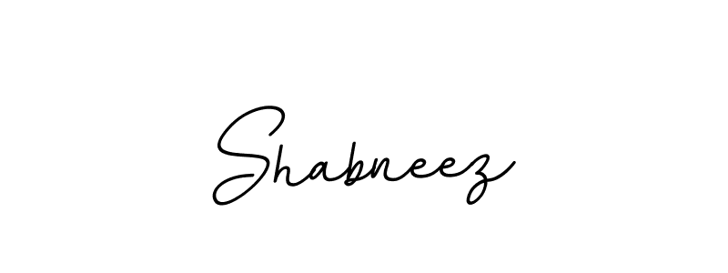 Shabneez stylish signature style. Best Handwritten Sign (BallpointsItalic-DORy9) for my name. Handwritten Signature Collection Ideas for my name Shabneez. Shabneez signature style 11 images and pictures png