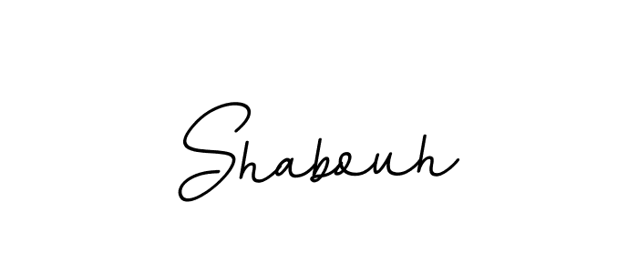 Create a beautiful signature design for name Shabouh. With this signature (BallpointsItalic-DORy9) fonts, you can make a handwritten signature for free. Shabouh signature style 11 images and pictures png