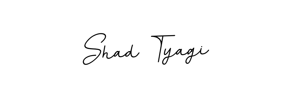 Shad Tyagi stylish signature style. Best Handwritten Sign (BallpointsItalic-DORy9) for my name. Handwritten Signature Collection Ideas for my name Shad Tyagi. Shad Tyagi signature style 11 images and pictures png