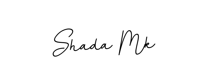 Design your own signature with our free online signature maker. With this signature software, you can create a handwritten (BallpointsItalic-DORy9) signature for name Shada Mk. Shada Mk signature style 11 images and pictures png