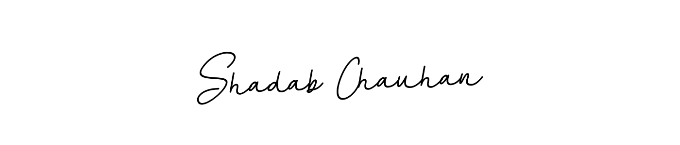 Design your own signature with our free online signature maker. With this signature software, you can create a handwritten (BallpointsItalic-DORy9) signature for name Shadab Chauhan. Shadab Chauhan signature style 11 images and pictures png