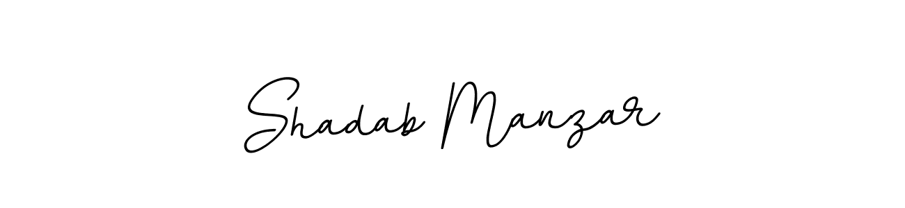 Shadab Manzar stylish signature style. Best Handwritten Sign (BallpointsItalic-DORy9) for my name. Handwritten Signature Collection Ideas for my name Shadab Manzar. Shadab Manzar signature style 11 images and pictures png