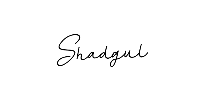 Use a signature maker to create a handwritten signature online. With this signature software, you can design (BallpointsItalic-DORy9) your own signature for name Shadgul. Shadgul signature style 11 images and pictures png