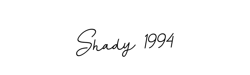 You should practise on your own different ways (BallpointsItalic-DORy9) to write your name (Shady 1994) in signature. don't let someone else do it for you. Shady 1994 signature style 11 images and pictures png
