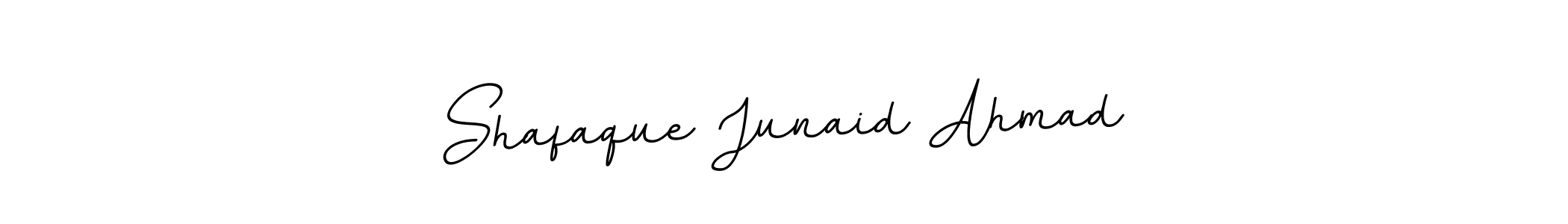 Make a beautiful signature design for name Shafaque Junaid Ahmad. Use this online signature maker to create a handwritten signature for free. Shafaque Junaid Ahmad signature style 11 images and pictures png